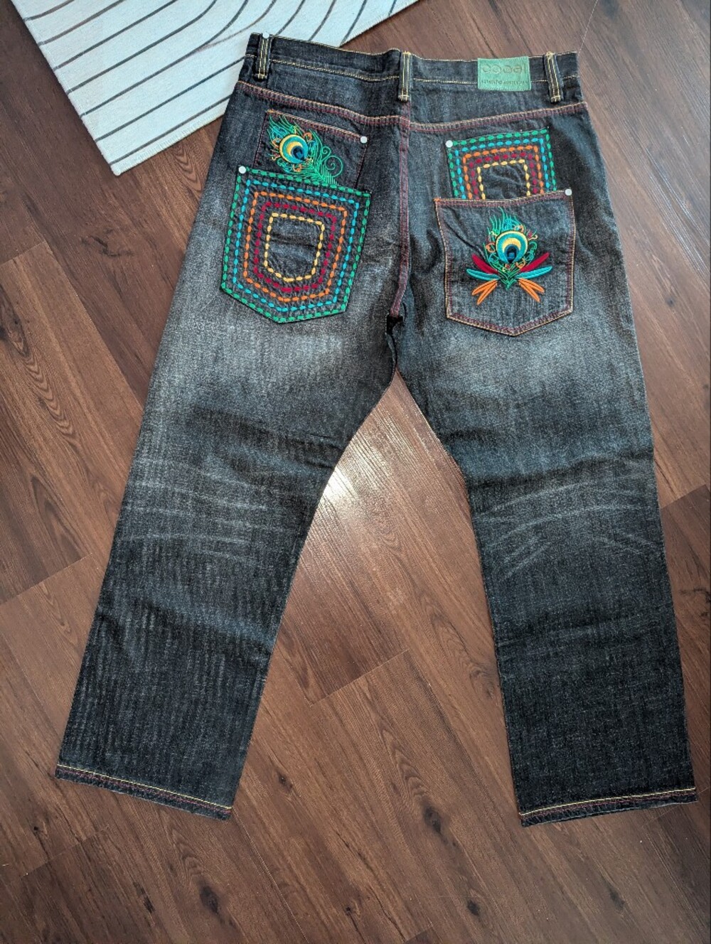 COOGI dark denim detailed stitching Jeans Men's 42 NWT